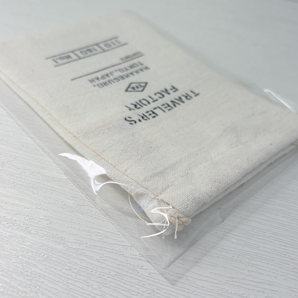 NEW TRAVELER'S Factory Storage bag No. 1 Drawstring Bag Tokyo Notebook - Picture 9 of 10